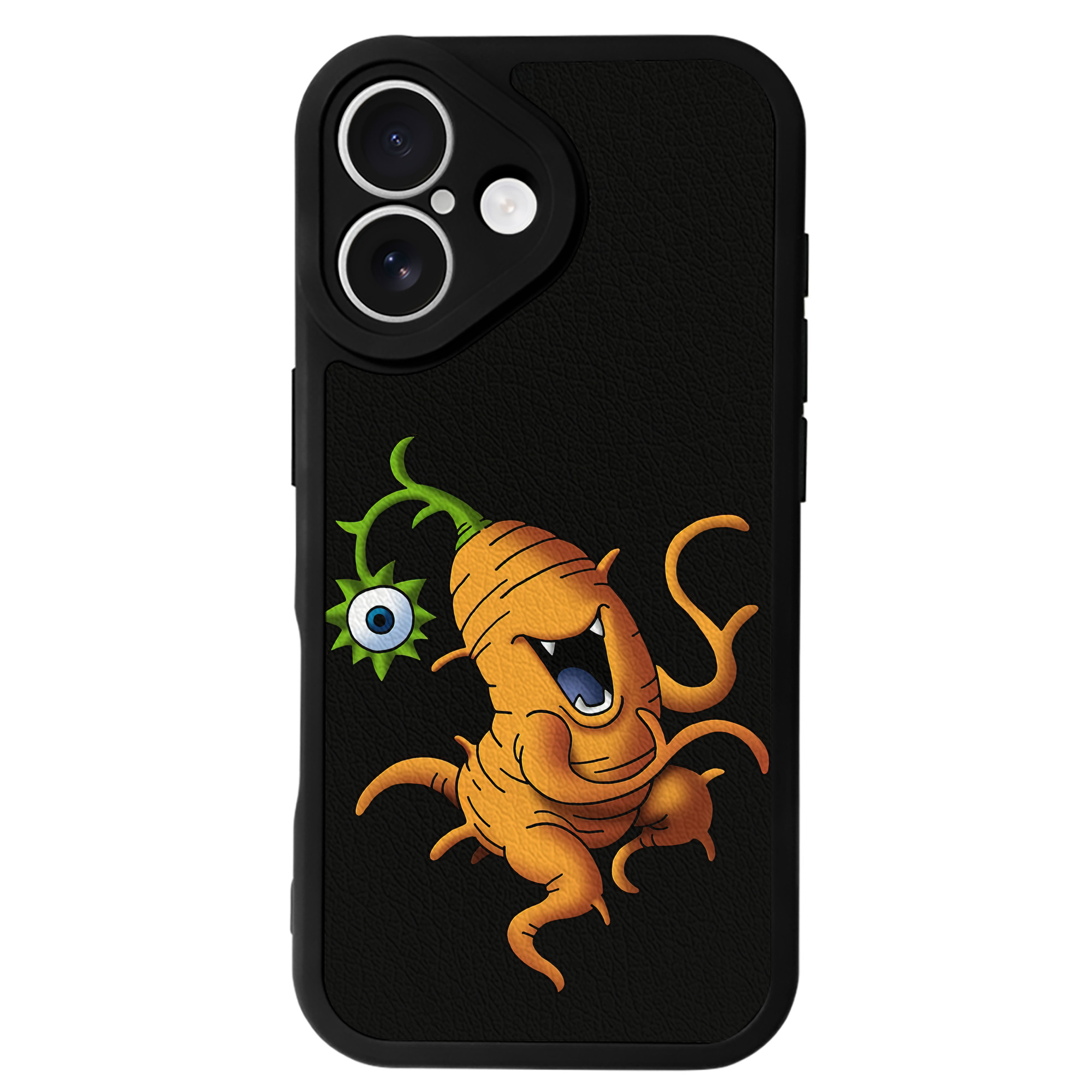 （画像用） ドラゴンクエスト Doragon Kuesuto Dragon Quest 【iPhone 16シリーズ対応】シリコンスマホケース（レザー調） 材質：シリコン